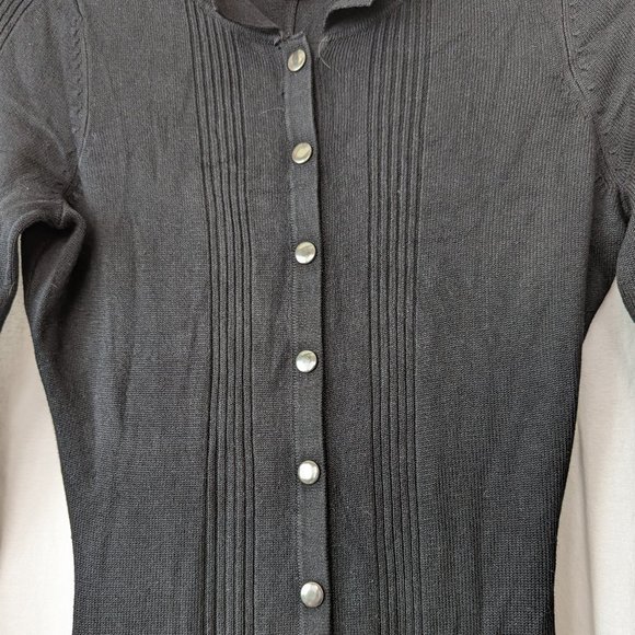 Guess Daria Sweater Jumpsuit Jet Black Size Small - Picture 6 of 16